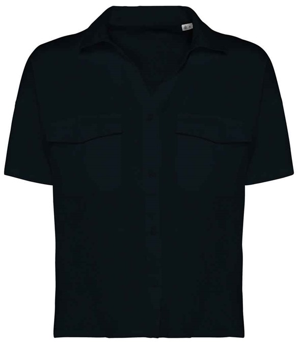 Spasso Ladies Short Sleeve Oversized TENCEL™ Shirt