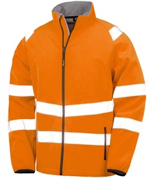 Result Recycled Printable Safety Soft Shell Jacket